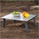 Aktive Mesa plegable pequeña camping aluminio ultraligera Gris