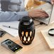 Altavoz Inalámbrico con LED Efecto Llama Negro
