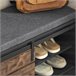 Banco Zapatero con Puerta corrediza de Granero FSR120-HG SoBuy Gris