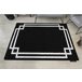 Alfombra HAMPTON Lux 80x150 Negro