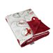 PLAID REVERSIBLE DE TERCIOPELO DE NAVIDA XMAS DAYS Blanco