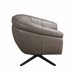 ANGEL CERDA Sillón giratorio piel gris ANGEL CERDA Sillón giratorio piel gris Gris