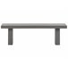 Beliani Conjunto de comedor TARANTO Gris