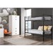 Litera Metalica Doble Cama 201x98 Negro