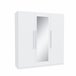 Armario HELEN puertas batientes 2 espejos 227x212cm Blanco