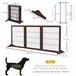 Barrera para Mascotas Madera de Pino PawHut Marron