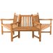 Banco de jardín - Kenna - Madera 200x100 Marron