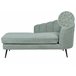 Beliani Chaise longue Bouclé ALLIER Verde
