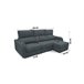Chaise longue convertible en cama tela APRIL Gris