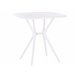 Beliani Conjunto de comedor SERSALE Blanco