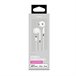 Auriculares con cable y microfono Lightning MFI Mooov Blanco