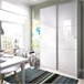 Armario 2 puertas correderas Slider 120 Blanco