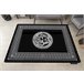 Alfombra HAMPTON Medusa medusa griego 160x220 Negro