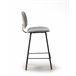 Taburete Alto DECO. Fijo. Pana Gris