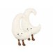 Beliani Cojín decorativo MOONLIGHTER Blanco/ Beige