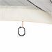 4 Paneles Laterales de Mosquitera para Carpa Poliéster, Nylon 335x0 Negro