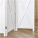 Biombo Madera de Paulonia HOMCOM, hogar - decoración Blanco