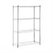 Estantería Metálica con 4 Baldas Ajustables Thinia Home Plateado