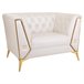 Sillón tapizado Blanco