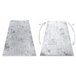 Alfombra MEFE moderna 8725 Huella dactilar Structural 140x190 Gris