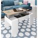 Mesa de centro elevable MARTIN Blanco/ Madera
