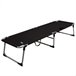 Aktive Cama plegable camping c/topes antivuelco Negro