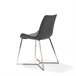 ANGEL CERDA Silla comedor tapizada tela gris Gris