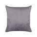 Beliani Chaise longue derecho Terciopelo GONESSE Gris