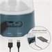 Aktive Lámpara LED camping 2 en 1 recargable USB 400 lúmenes regulable Azul