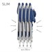 Aktive Pack 2 sillas de playa multiposición Slim Azul