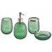 Beliani Conjunto de accesorios de baño CANOA Verde