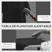 Plancha de Vapor ABS, PP HOMCOM Negro