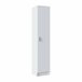 Armario multiusos 1 puerta efecto madera 37 Blanco