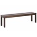 Beliani Banco Madera de eucalipto TUSCANIA Marron