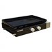 Cook'in Garden - Plancha de gas FINESTA 2B - 2 quemadores 5kW Negro