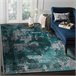 Alfombra DE LUXE moderna 6827 Abstracción, vintage - Structural 160x220 Verde
