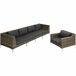 Pieza modular para conjunto de ratán Marron