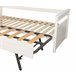 Cama nido 90x190 con somier DUPLEX Blanco