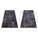 Alfombra lavable MIRO 51600.810 Rosetón marco 120x170 Azul Marino