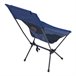 2 Sillas Plegables Camping Ligera con Respaldo Alto Azul Marino