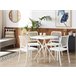 Beliani Conjunto de comedor SERSALE Blanco