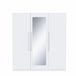 Armario HELEN puertas batientes 2 espejos 227x212cm Blanco