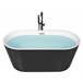 Beliani Bañera independiente HAVANA 72x170 Negro