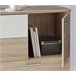 Aparador 2 puertas 4 cajones SKIVE Blanco/ Madera