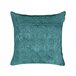 Beliani Cojín decorativo VERPIS Azul/ Verde
