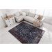 Alfombra lavable MIRO 51600.810 Rosetón marco 120x170 Azul Marino
