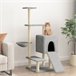 Árbol Para Gatos Gris
