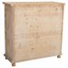 Aparador de madera y cristal de 2 puertas Marron