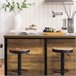 Aparador de Comedor con 2 Puertas 4 Compartimentos KNL01-F SoBuy Marron
