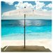 Acomoda Textil – Sombrilla Rectangular para Jardín y Playa. Crema